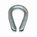 Cm Wire Rope Thimble, Heavy Duty, 12 In Wire Rope Dia, Steel, Hot Dipped Galvanized 87696